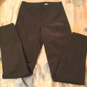 H&M dark plum high waist pants